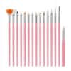 Nail art pintslid 15tk