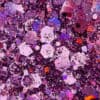 Nail art powder purple